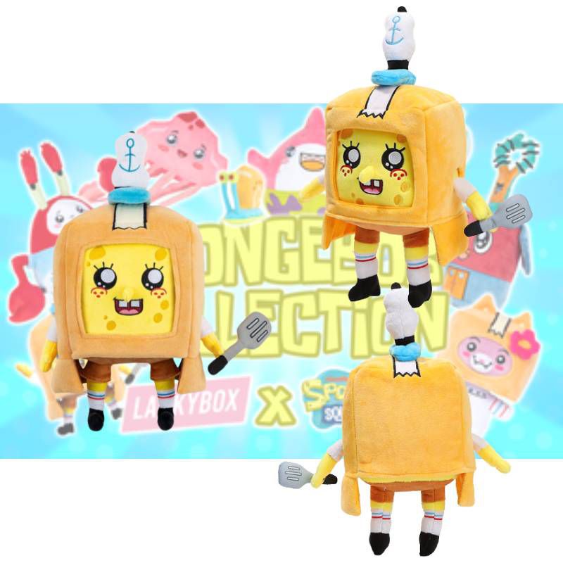 Mainan Mewah Boxy Spongebob Fluffy Lucu 3+usia