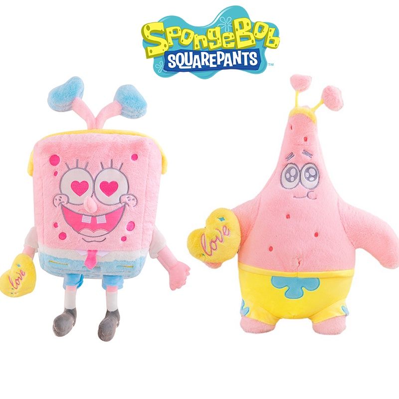 Super Lembut Spongebob Squarepants Patrick Star Plush Doll Boneka Bantal Hadiah Anak Xmas