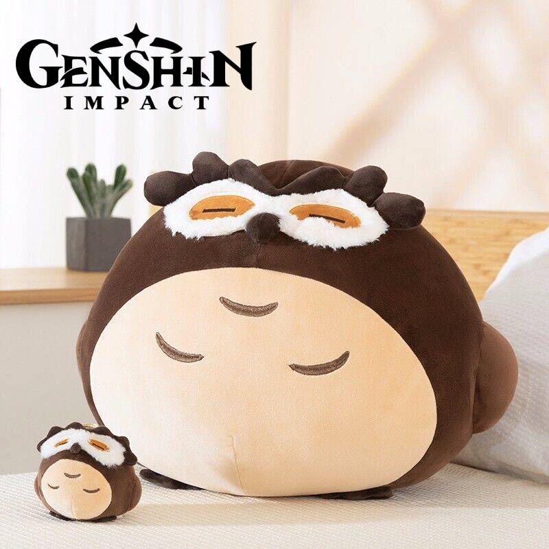 Genshin Impact Diluc Ragnvindr Nightowl Continental Mainan Mewah Boneka Lembut