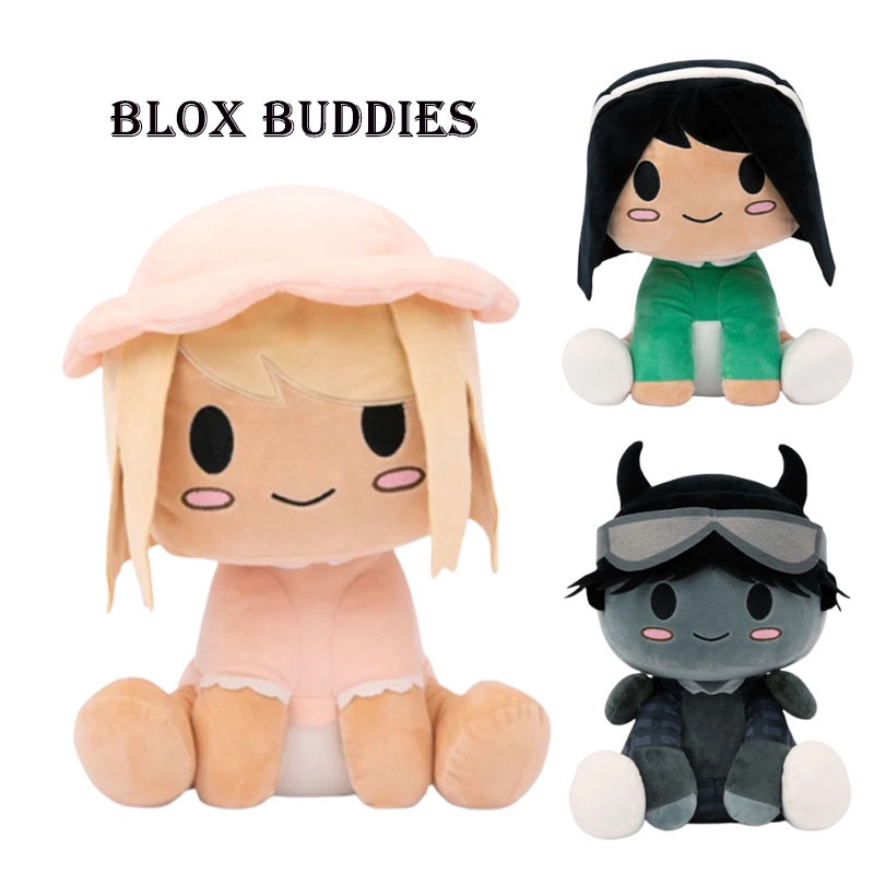 Blox Buddies Mainan Mewah Boneka Boneka Lembut Figure Xmas Hadiah Ulang Tahun Dekorasi Rumah