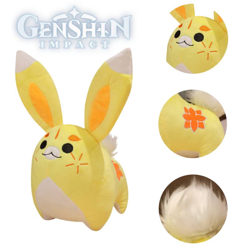 Genshin Impact Plush Toys Yaoyao Rabbit Pillow Bantal Dekorasi – Ide Hadiah Ulang Tahun Terbaik