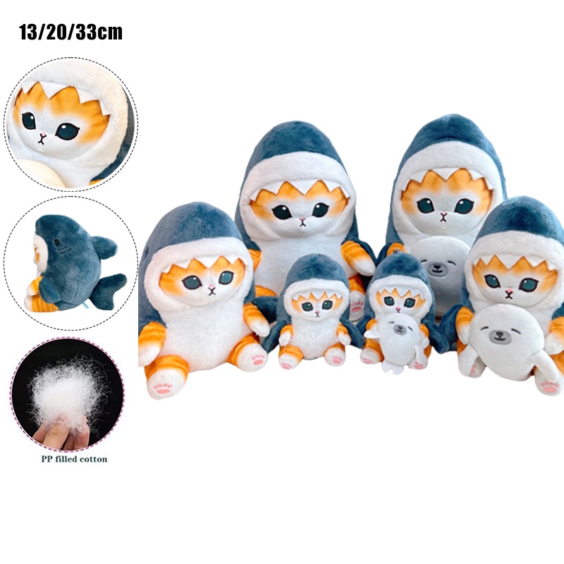 Mainan Plush Kucing 5.1-12.9in Boneka Boneka Binatang Lembut Hadiah Yang Sempurna Untuk Pecinta