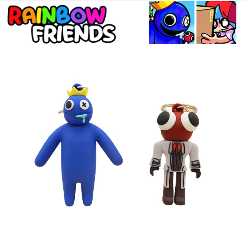 Mainan Liontin Tas Gantungan Kunci Roblox Rainbow Friends Koleksi Untuk Hadiah Xmas Anak