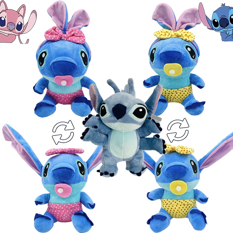 Mainan Mewah Boneka Boneka Lilo Stitch Hadiah Ulang Tahun Xmas Anak 25cm