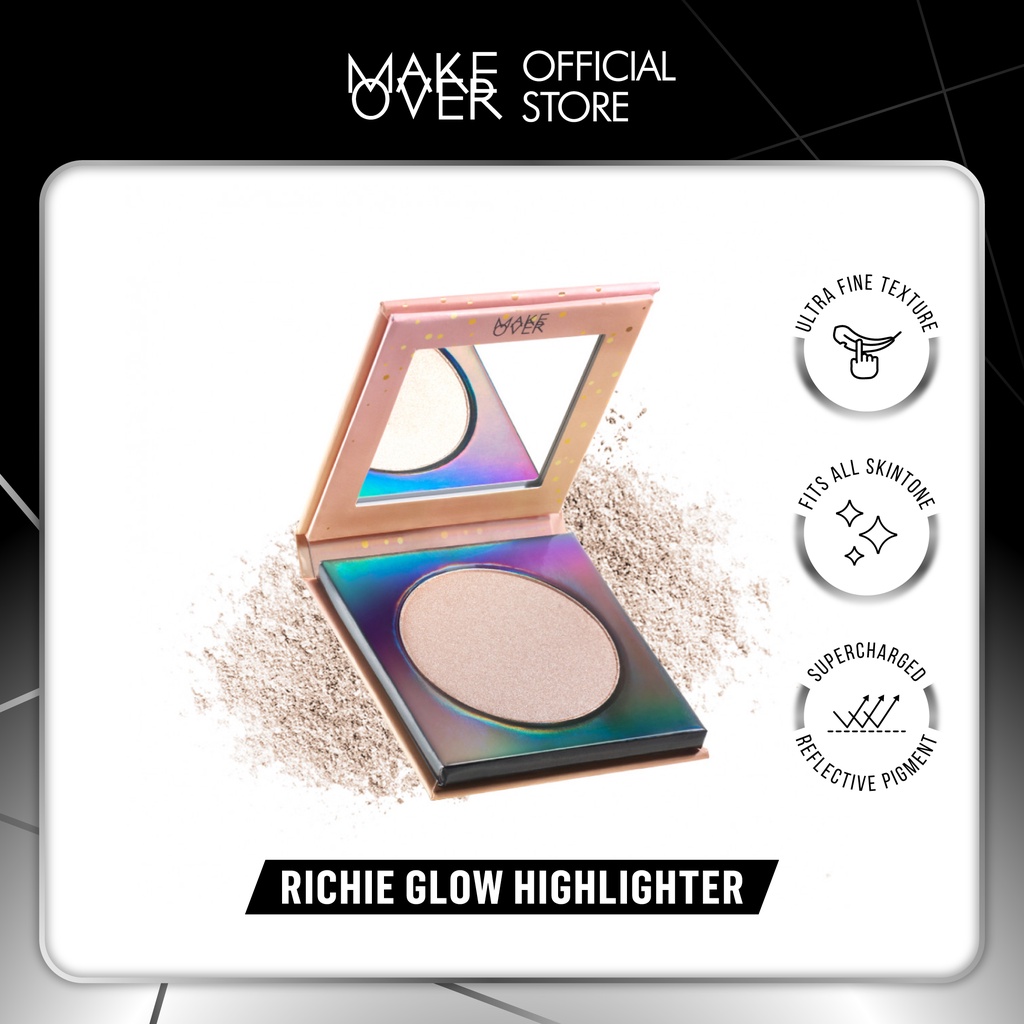 MAKE OVER Riche Glow Face Highlighter 13 g - Highlighter