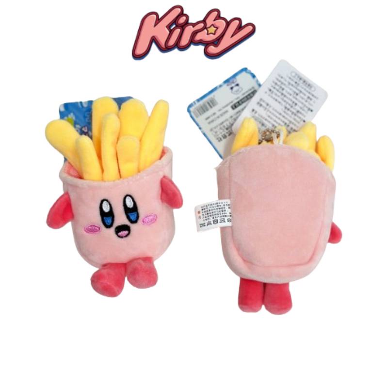 10 cm Bintang Kirby Hamburger Fries Liontin Anak Mainan Mewah Kartun Keripik Boneka Hadiah