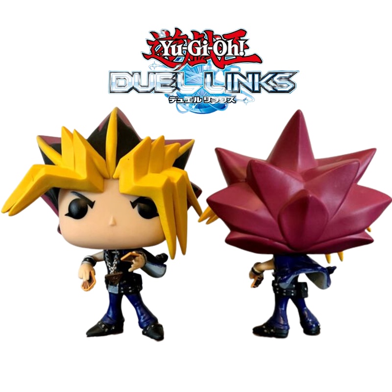 Yami Yugi Yu Gi Oh Pvc Figure Mainan 9cm Topper Kue Hadiah Anak Xmas Ornamen