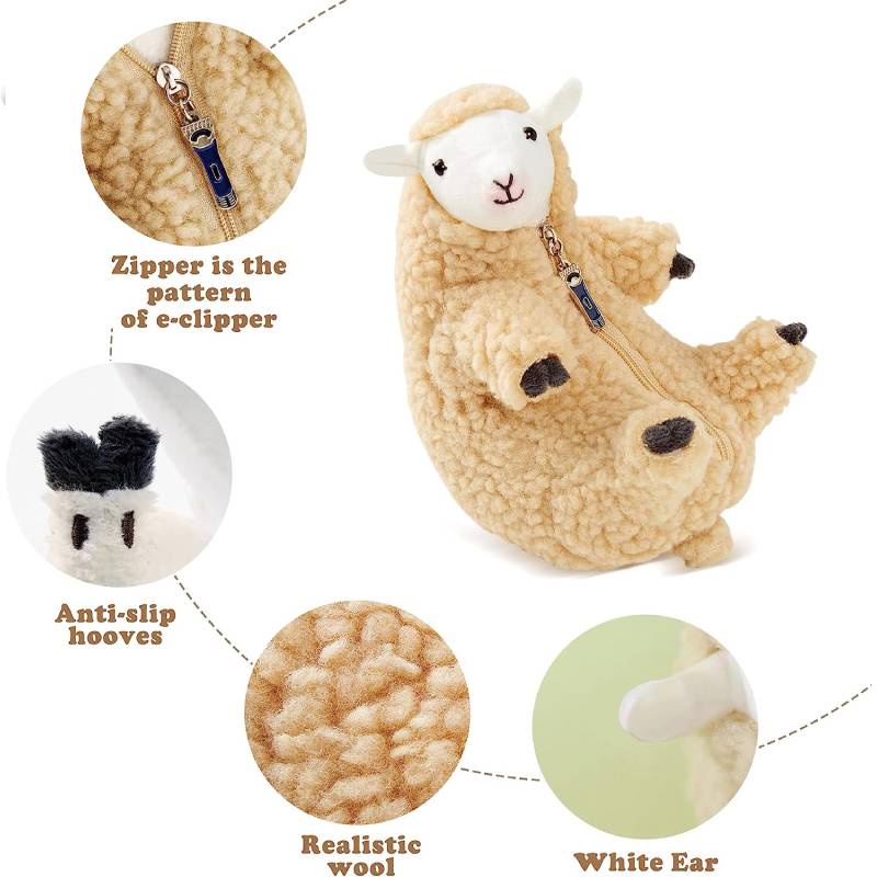 Rokkosan Domba Mainan Boneka Boneka Stuffed Animal Dekorasi Untuk Dewasa Anak-Anak