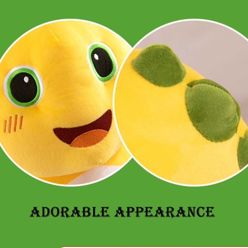 70 cm Kuning Dinosaurus Mainan Mewah Xiao Qi Boneka Boneka Hadiah Ulang Tahun Anak Decor