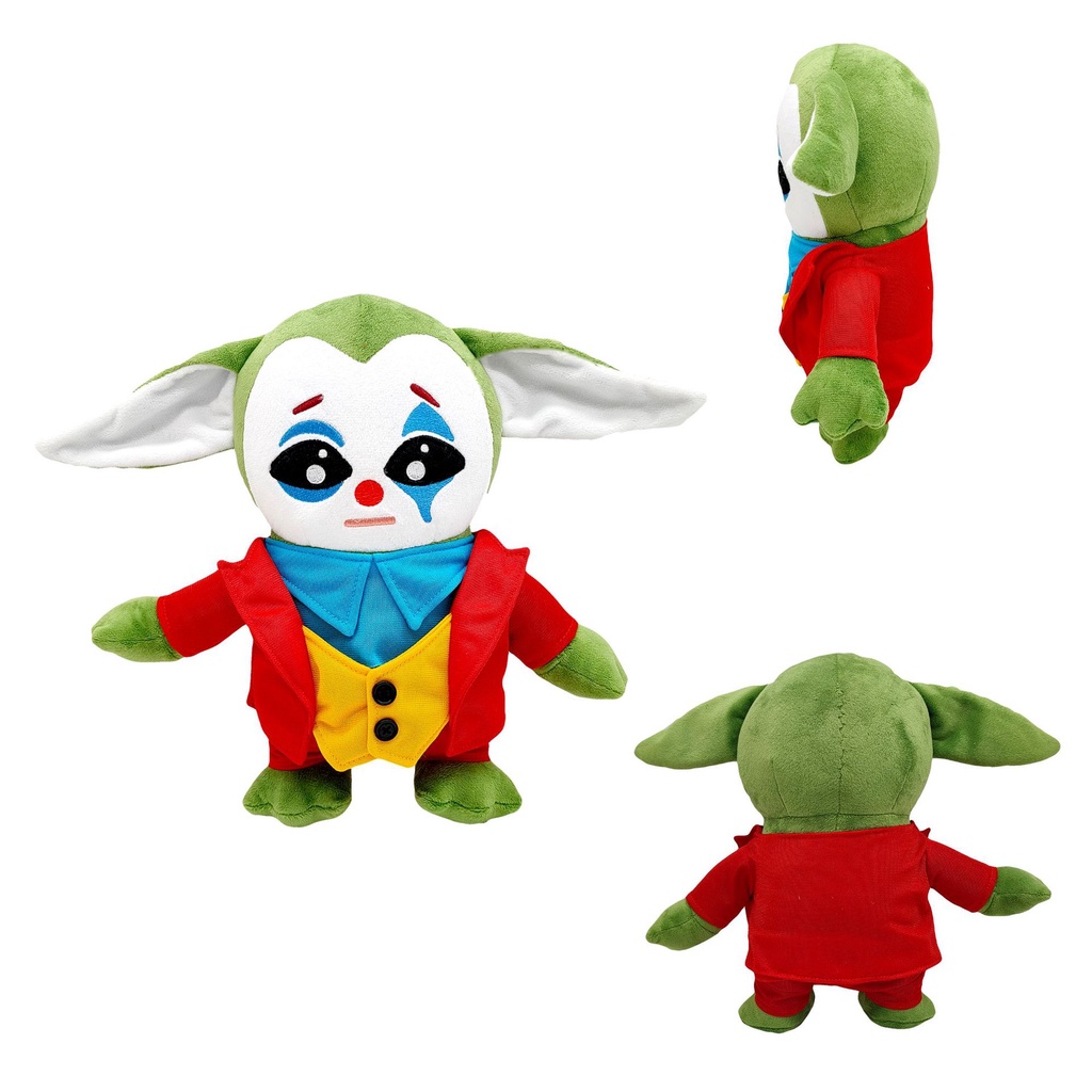 The Kids Joker Baby Yoda Grogu Boneka Plush Boneka Lembut Hadiah Mainan Xmas