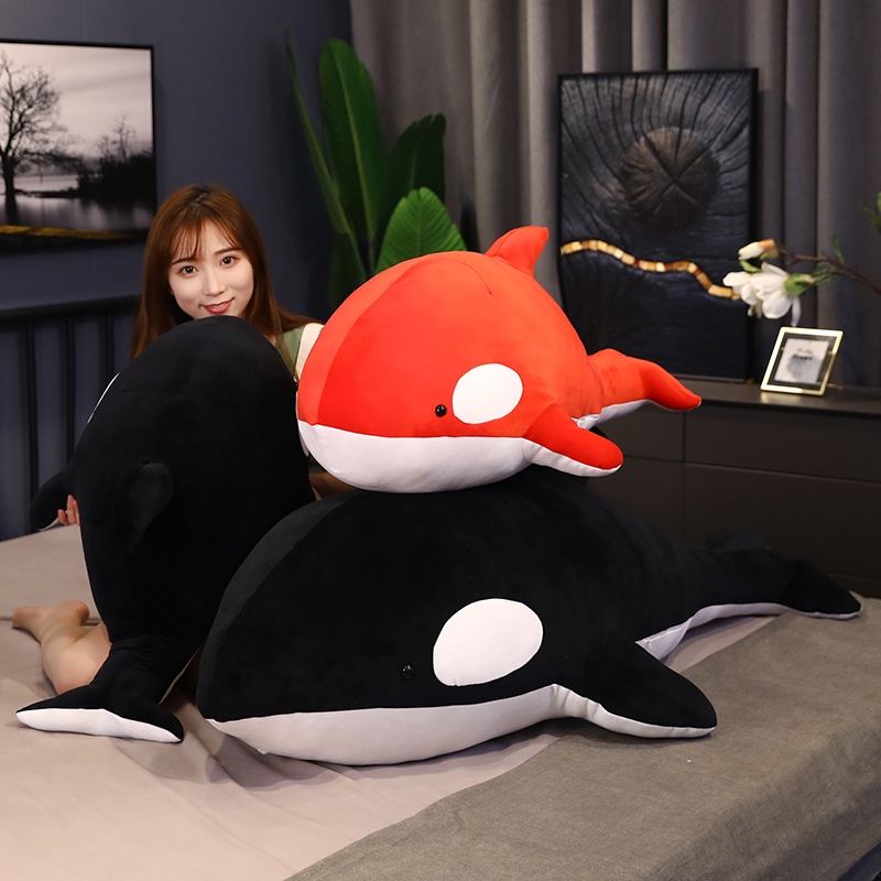 Arknights Skadi Whale Mainan Mewah Hewan Bantal Lembut Cuddly Anak Hadiah 60 /80 /100cm