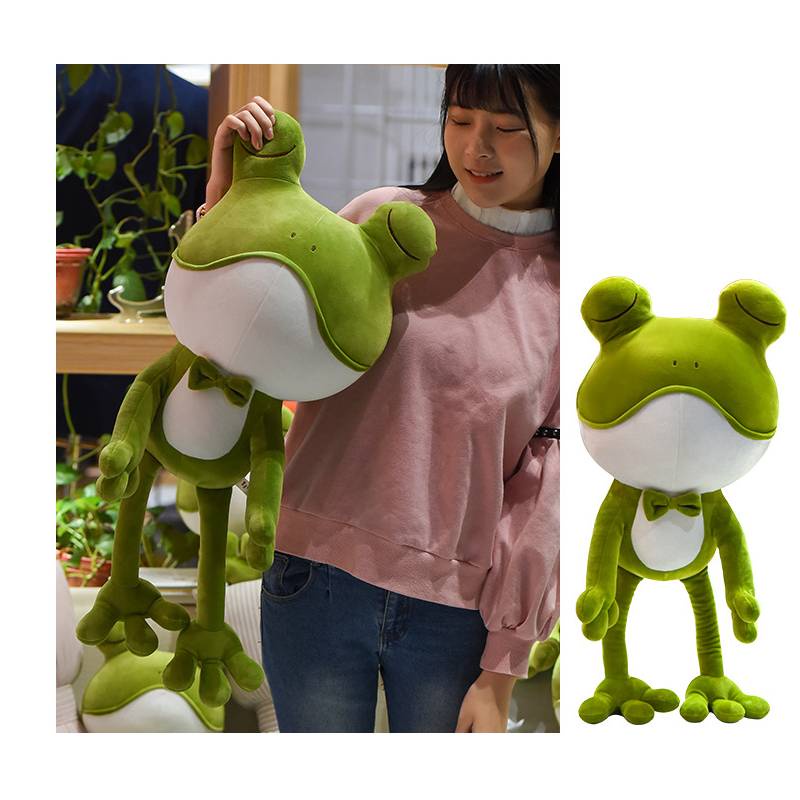 Great Valentine Day Gift – Frog Plush Pillow Boneka Empuk Mainan Dekorasi Rumah