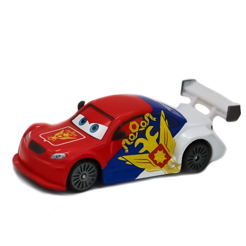 Disney Pixar Cars2 UH-60 Fritter Bus Sekolah Crazy Queen Top Hat Guard Gold Mcqueen Alloy Mainan Hadiah Anak Model