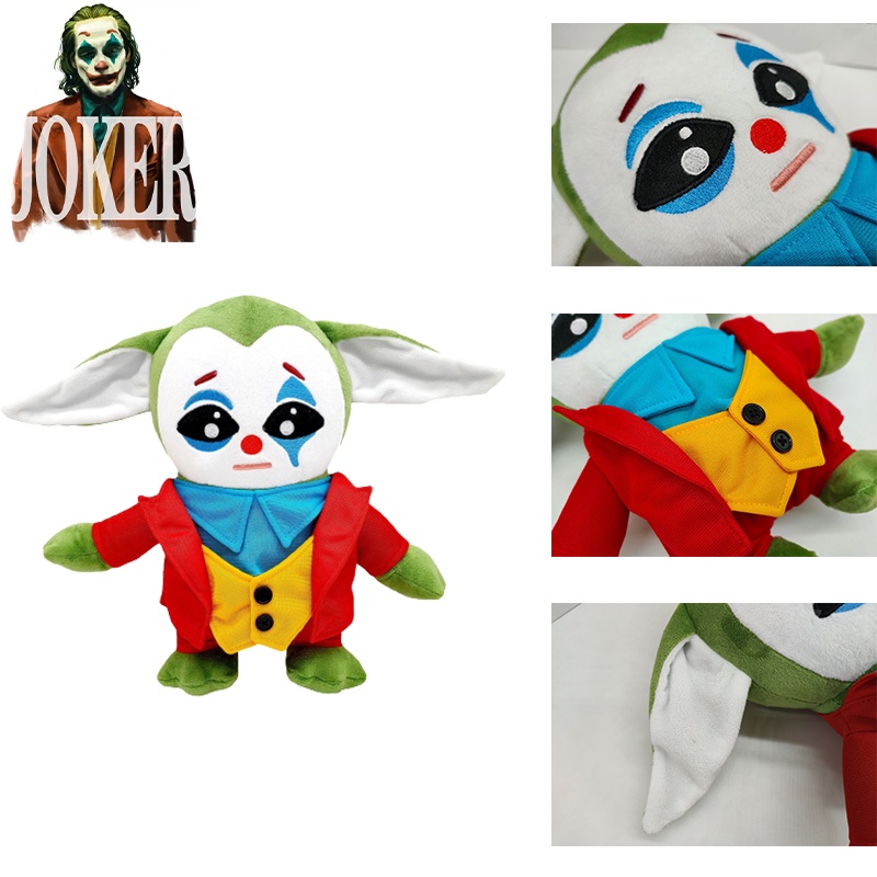 The Kids Joker Baby Yoda Grogu Boneka Plush Boneka Lembut Hadiah Mainan Xmas