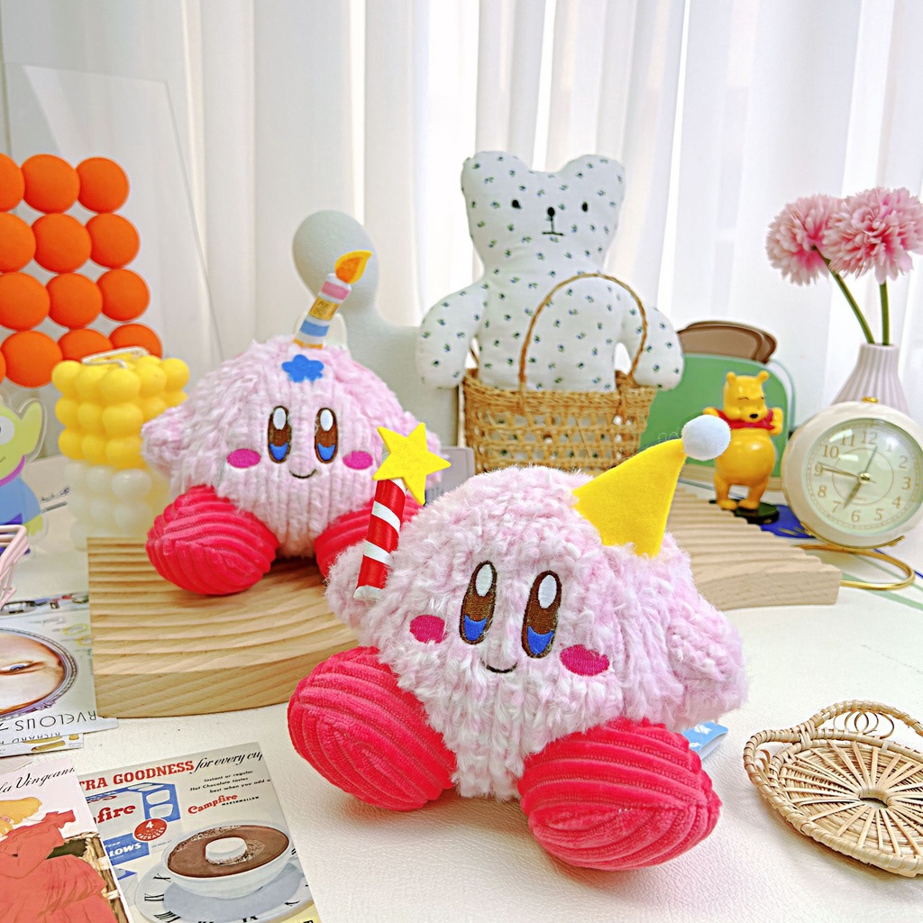 15cm Kirby Boneka Lembut Mainan Mewah Liontin Bentuk Lilin Boneka Hadiah Xmas