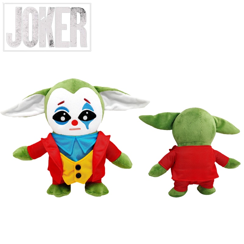 The Kids Joker Baby Yoda Grogu Boneka Plush Boneka Lembut Hadiah Mainan Xmas