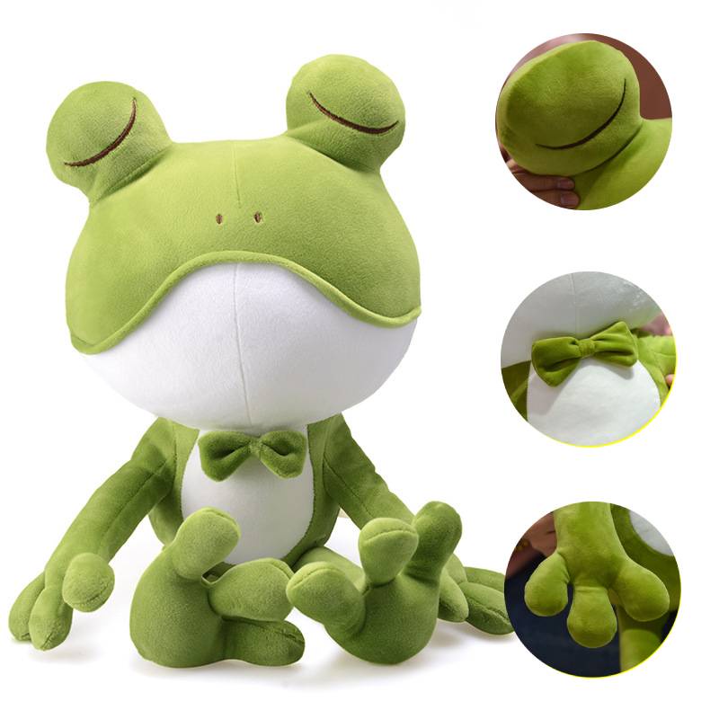 Great Valentine Day Gift – Frog Plush Pillow Boneka Empuk Mainan Dekorasi Rumah