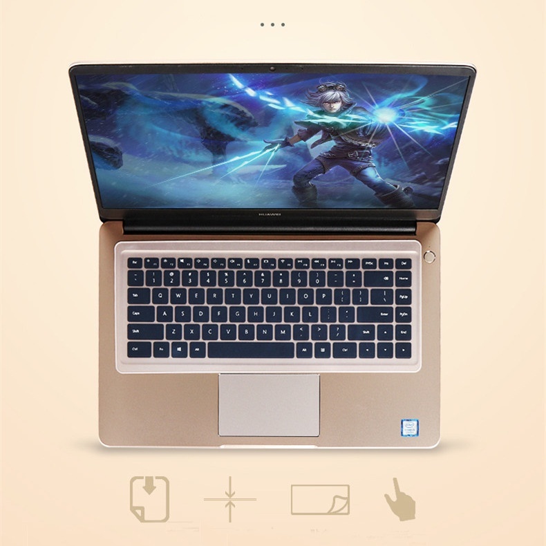 12/13-14/15-17 Inch Notebook Tiled Notebook Film Transparan Keyboard Film Pelindung Keyboard Notebook Film Pelindung Silikon Film Pelindung