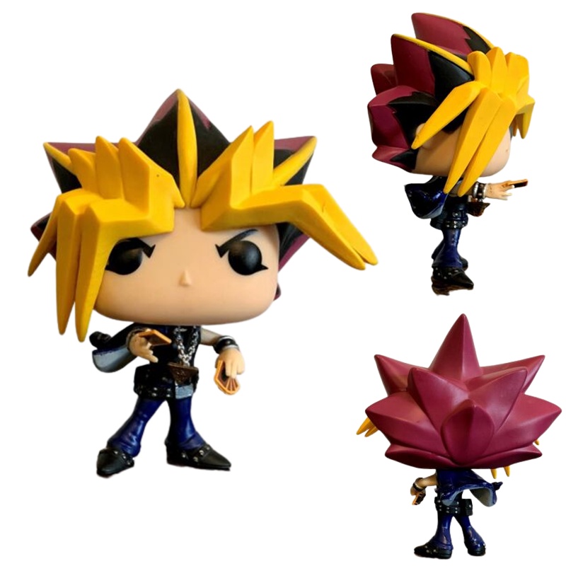 Yami Yugi Yu Gi Oh Pvc Figure Mainan 9cm Topper Kue Hadiah Anak Xmas Ornamen