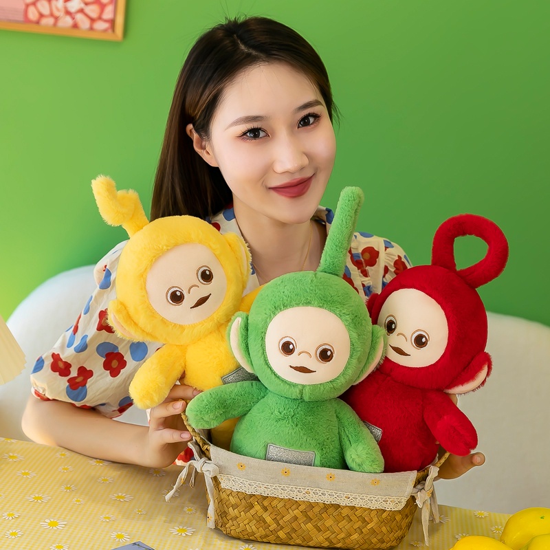 Cuddly Teletubbies Dipsy Po Tinky Winky laa-laa Mainan Mewah Berdiri Boneka Anak Hadiah Natal