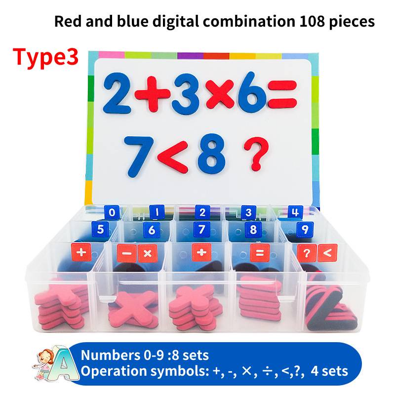 Set Huruf Angka Magnetik Foam Alphabet ABC Mainan Edukasi Untuk Anak Anak