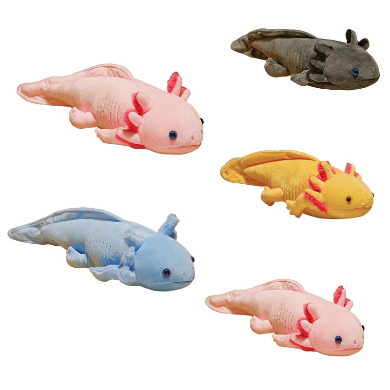 Axolotl Mainan Dinosaurus Hexagonal Plush Lembut Dan Cuddly Untuk Anak