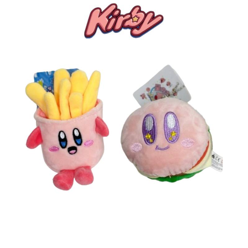 10 cm Bintang Kirby Hamburger Fries Liontin Anak Mainan Mewah Kartun Keripik Boneka Hadiah