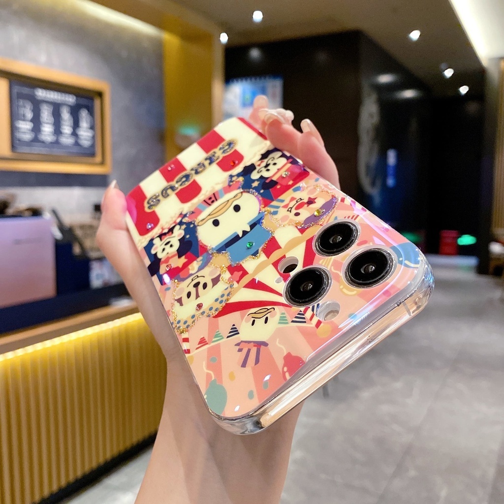 IPHONE Casing Ponsel Desain Print Playtime Kartun Bebek Dan Teman Kompatibel Dengan Iphone12 13 14 11 Pro Max X Xs Max Xr Bqqpl