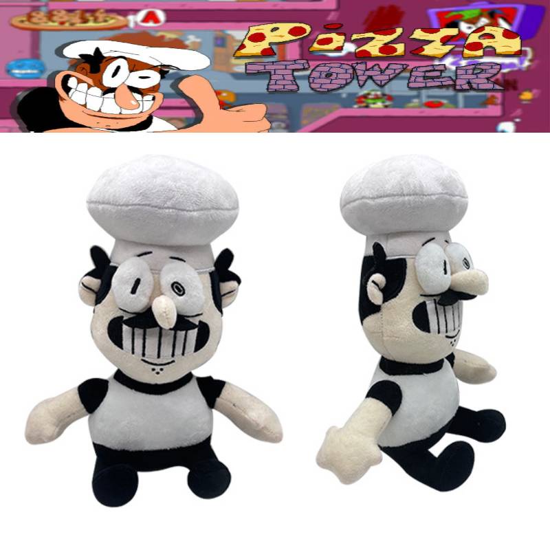 Pizza Tower Peppino Plush Figure Cocok Untuk Gamers