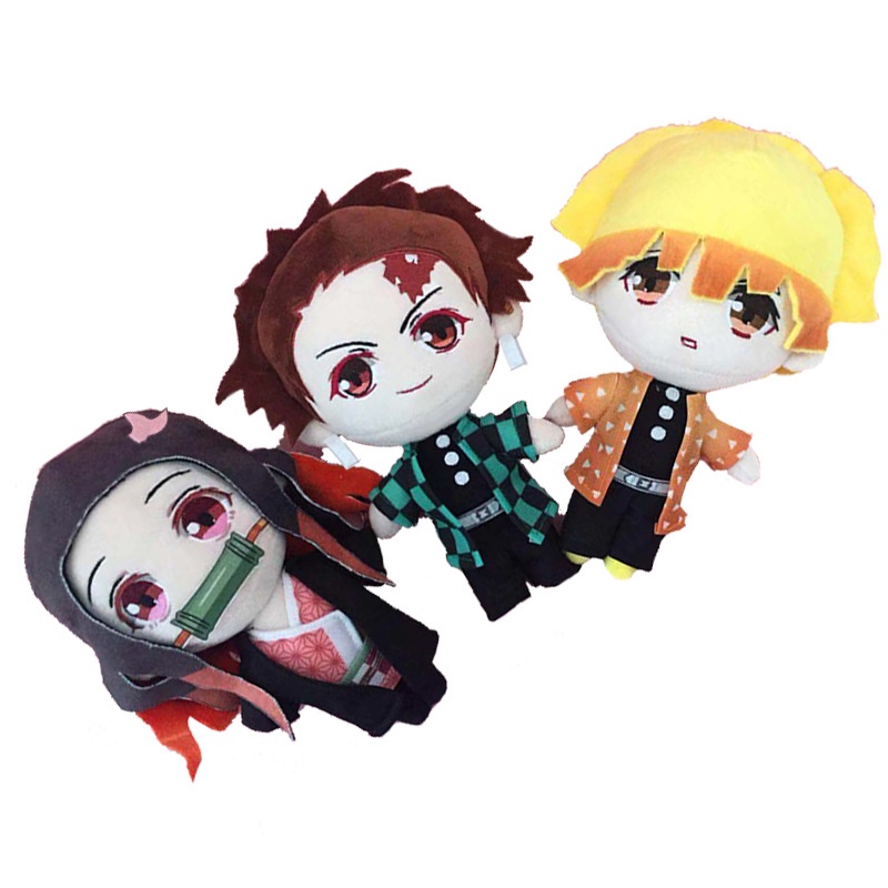 Anime Slayer Demon Kimetsu No Yaiba Boneka Plush 20cm Boneka Lembut Xmas Mainan Hadiah