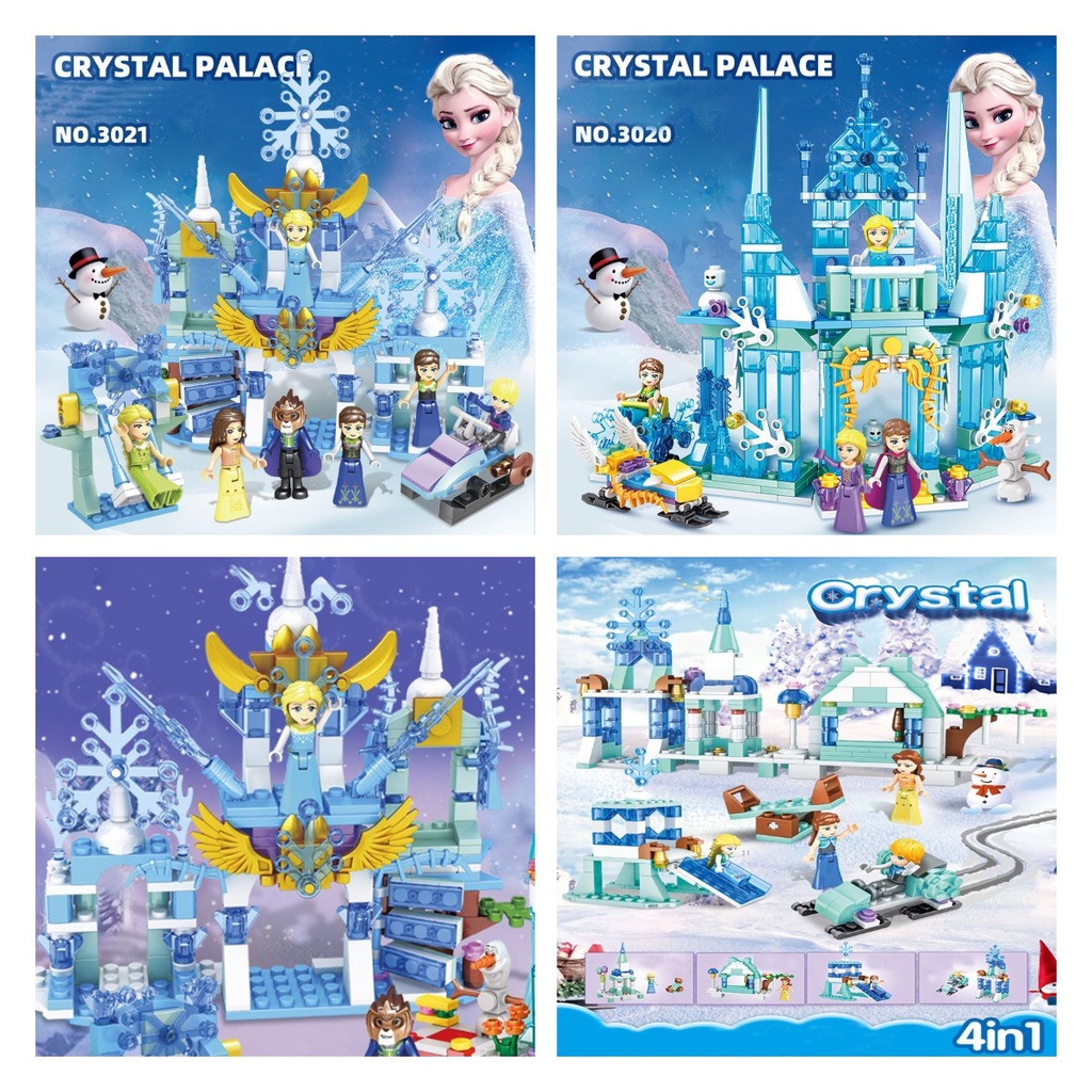 Ice Castle Elsa Puzzle Anak Perempuan