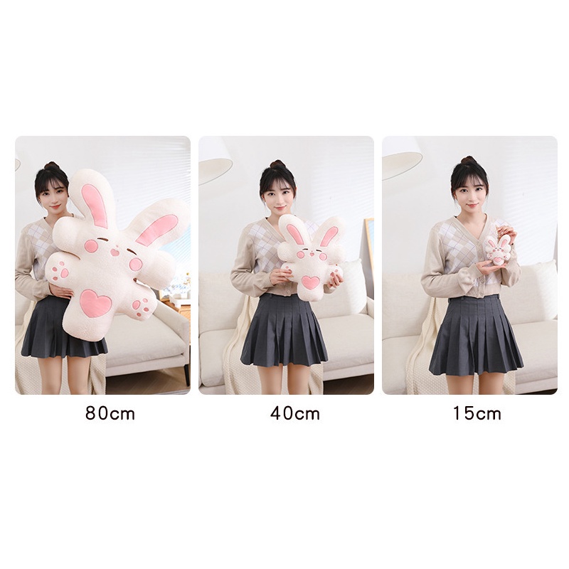 Money Rabbit Plush Bunny Mainan Boneka Lembut Pink Hug Boneka Bantal Hadiah Ulang Tahun Anak