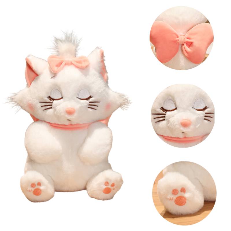 Mainan Plush Gambar Hewan Kartun Lucu Mary Cat Untuk Anak Perempuan Dan Laki-Laki