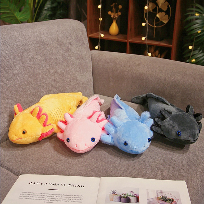 Axolotl Mainan Dinosaurus Hexagonal Plush Lembut Dan Cuddly Untuk Anak