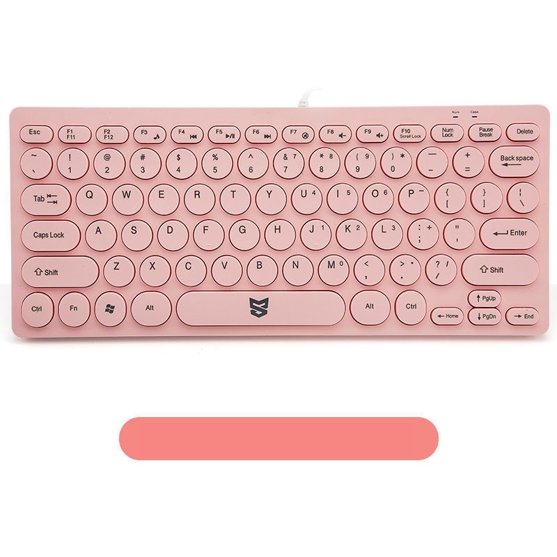 Keyboard Ultra - Tipis Keyboard Punk Retro Keyboard Kabel Keyboard Silent Keyboard 78kunci Keyboard Eksternal USB
