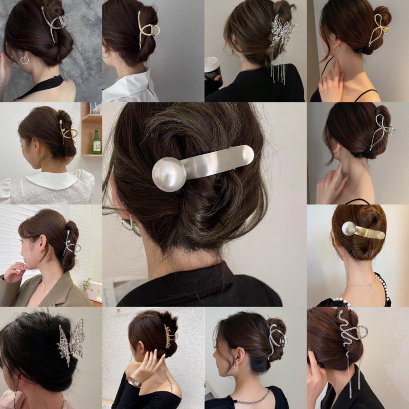 [Hairpin Series] Aksesoris Klip Hiu Banyak Versi Korea Segar Sederhana