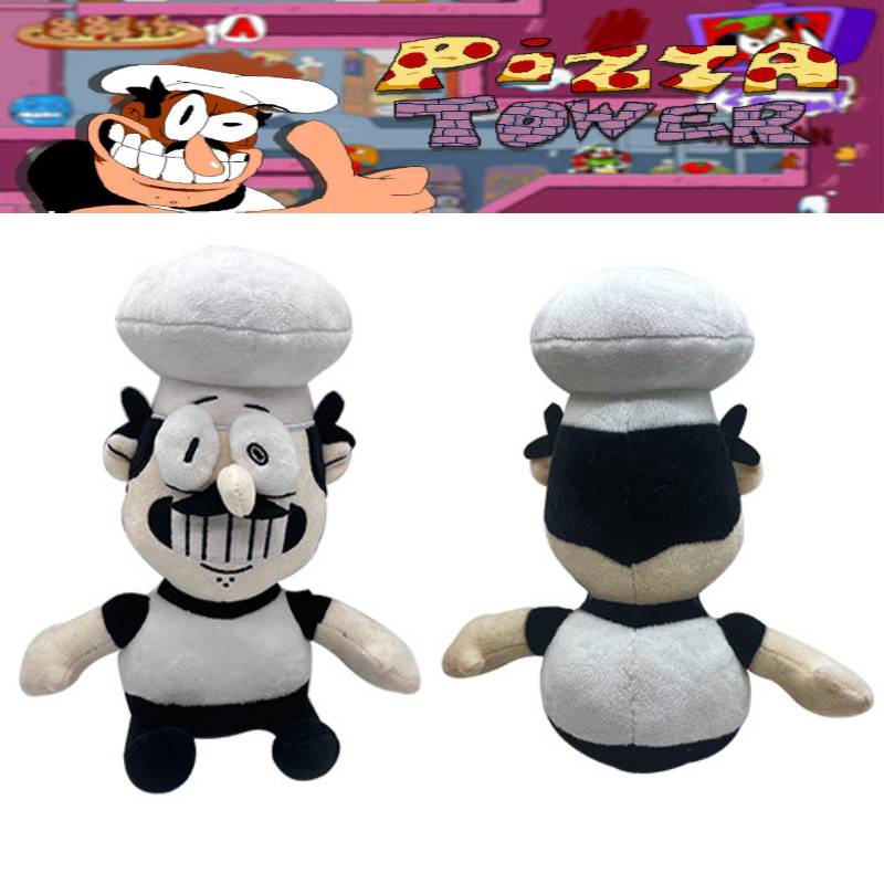 Pizza Tower Peppino Plush Figure Cocok Untuk Gamers