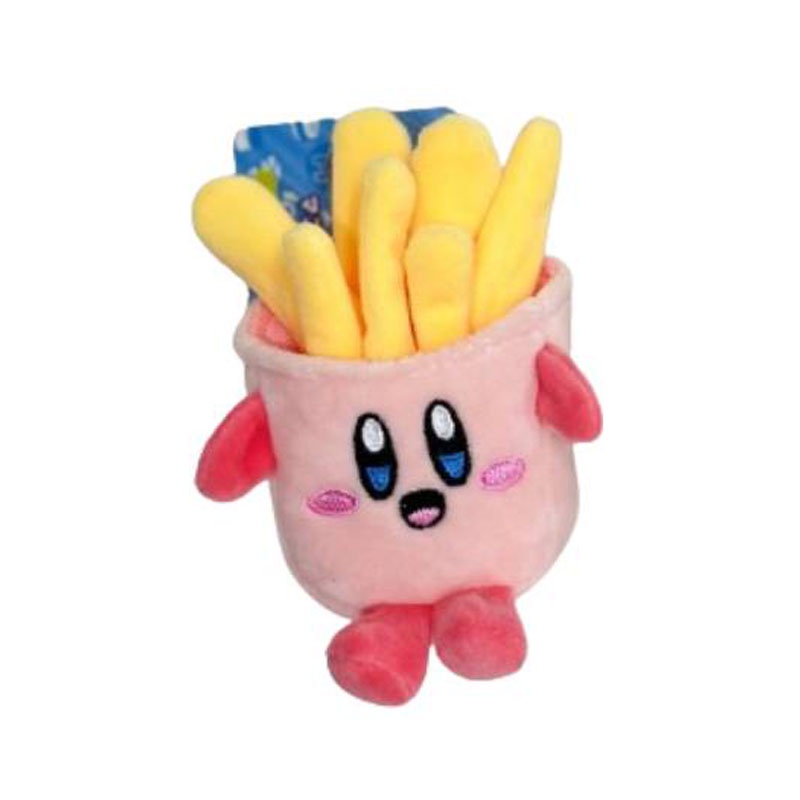 10 cm Bintang Kirby Hamburger Fries Liontin Anak Mainan Mewah Kartun Keripik Boneka Hadiah