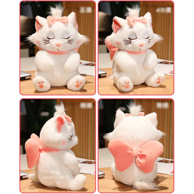 Mainan Plush Gambar Hewan Kartun Lucu Mary Cat Untuk Anak Perempuan Dan Laki-Laki