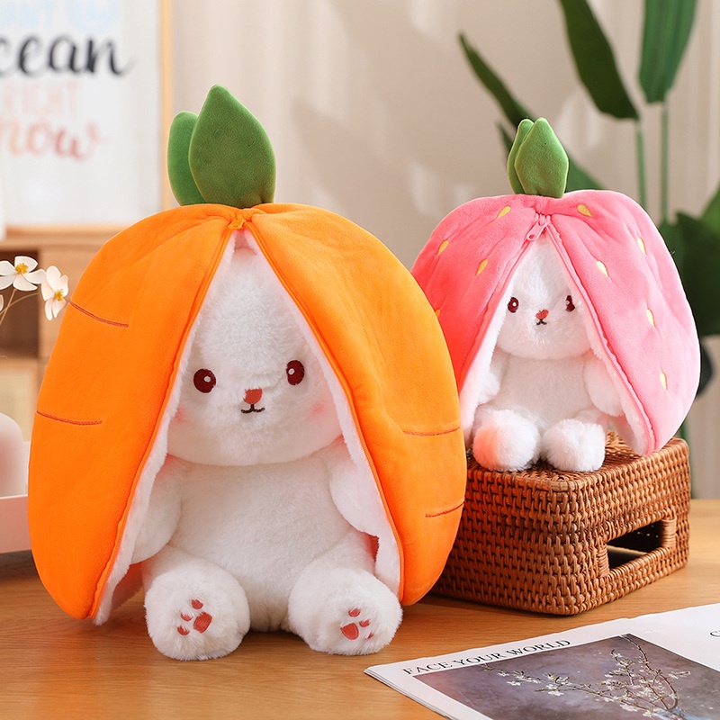 Bantal Plush Kelinci Buah Super Empuk Untuk Tidur