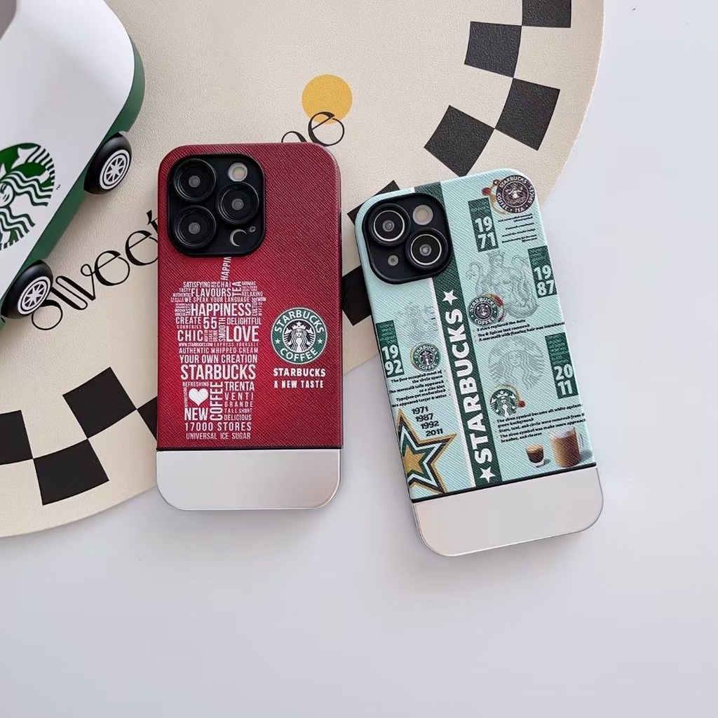 IPHONE Casing Ponsel Desain Minuman Terkenal Merek Fashion Kompatibel Dengan Iphone12 13 14 11 Pro Max Djhkgf