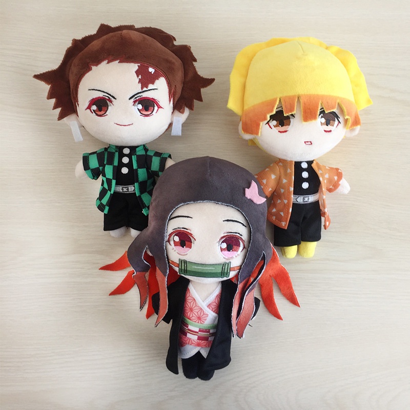 Anime Slayer Demon Kimetsu No Yaiba Boneka Plush 20cm Boneka Lembut Xmas Mainan Hadiah