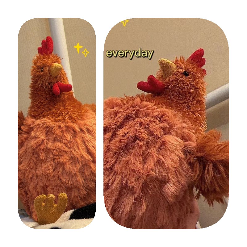 Duo Ayam Jellycat Cecile Dan Beasley Lembut Dan Cuddly