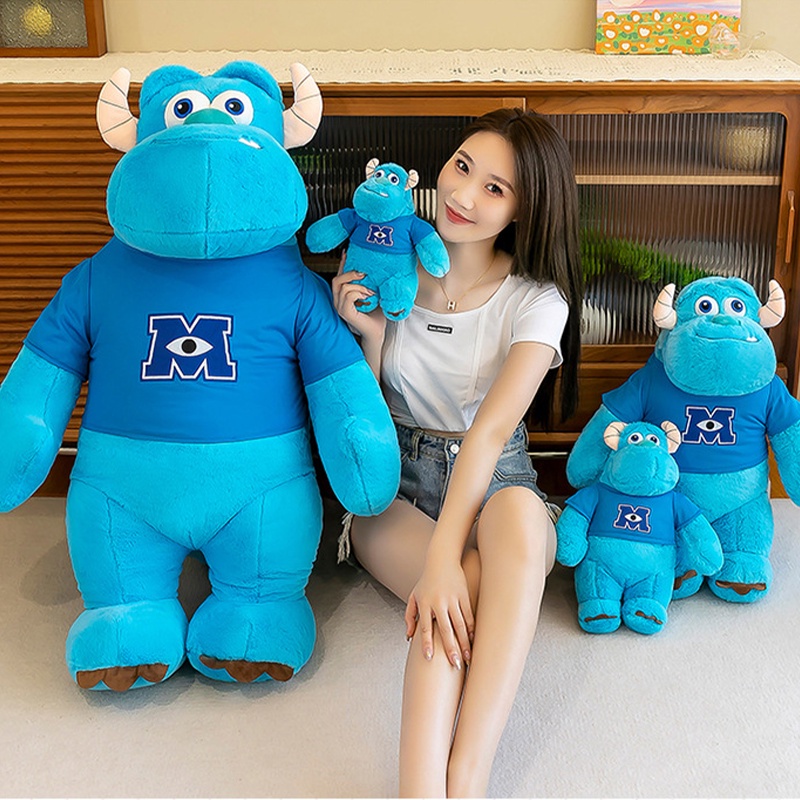 Monsters University Mainan Mewah Lembut Peluk Boneka Boneka Biru Anak Hadiah Ulang Tahun