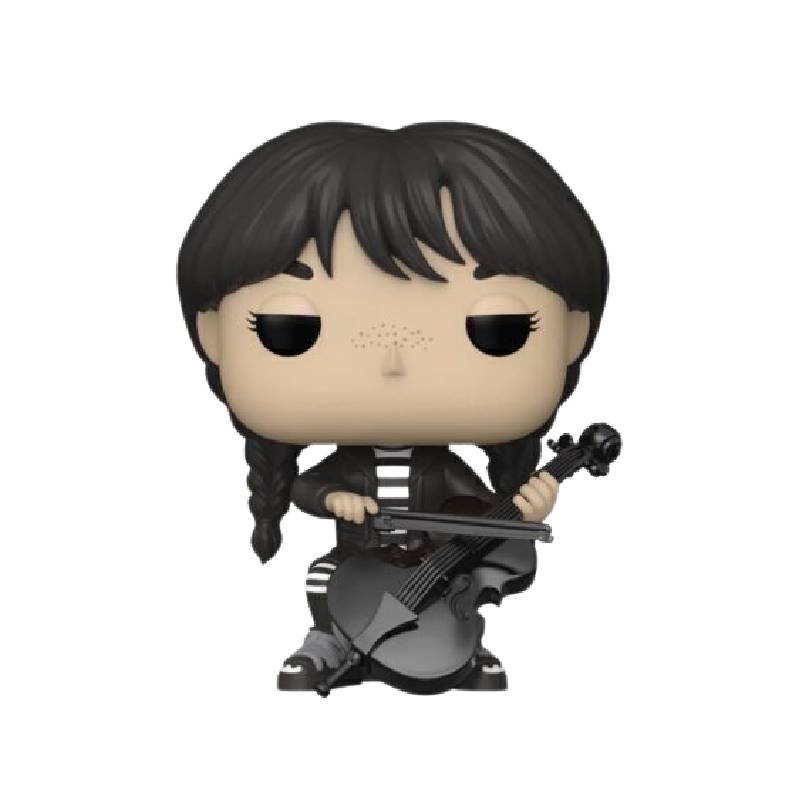 10 cm Funko Pop Rabu Addams Figure Mainan Kantor Desktop Dekorasi Hadiah Liburan