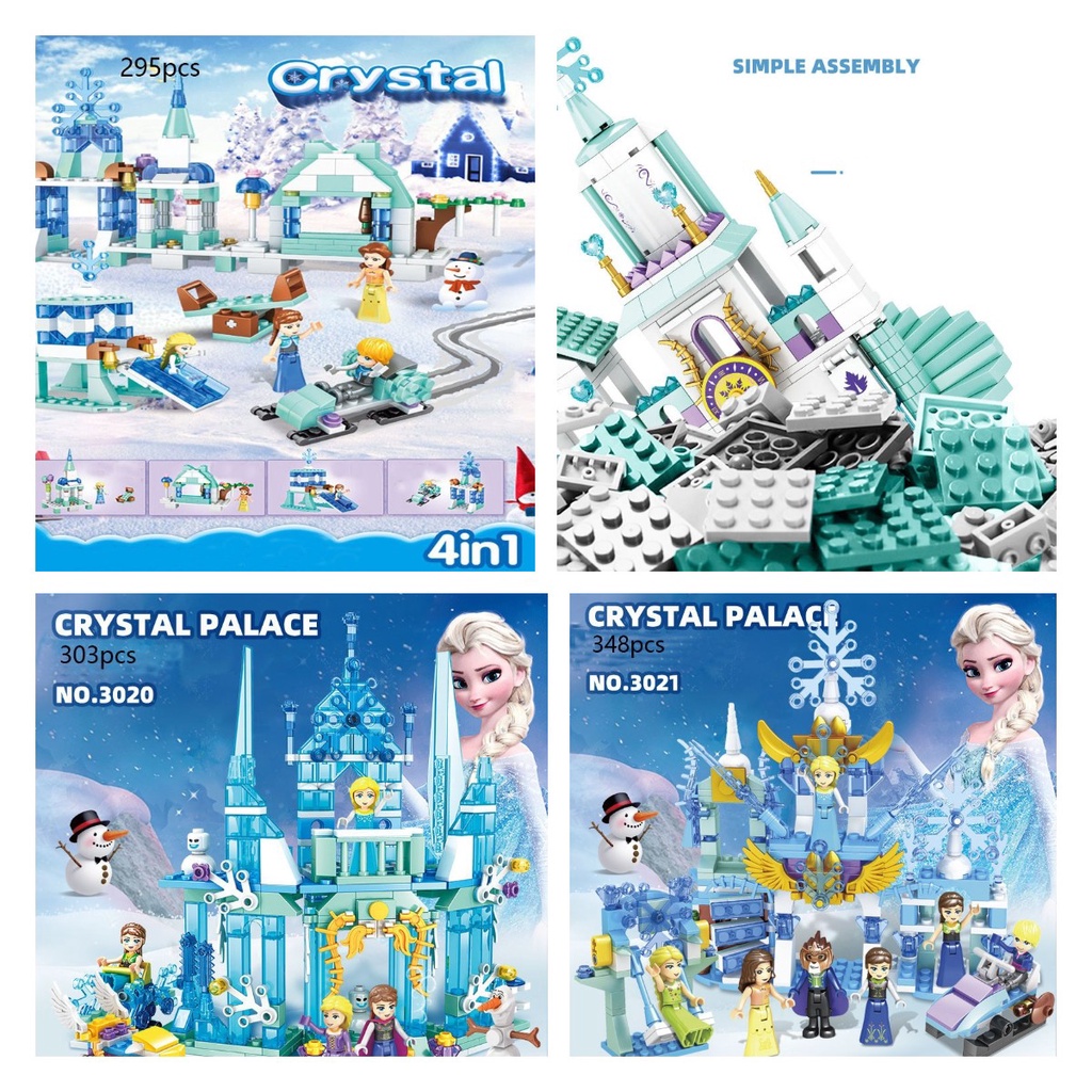 Ice Castle Elsa Puzzle Anak Perempuan