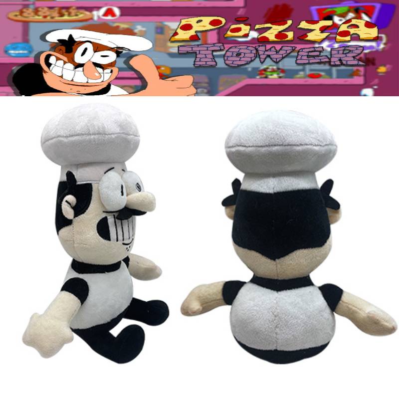 Pizza Tower Peppino Plush Figure Cocok Untuk Gamers