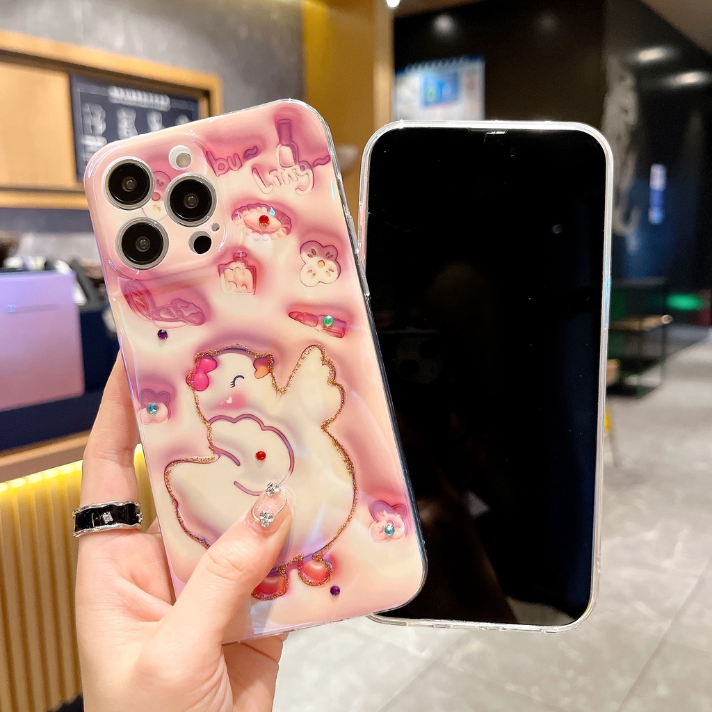 Dancing Duck And Chicken Glitters Soft Design Phone Case Compatible With IPhone 12 13 14 11 Pro Max X Xs Max Xr Ggbjk