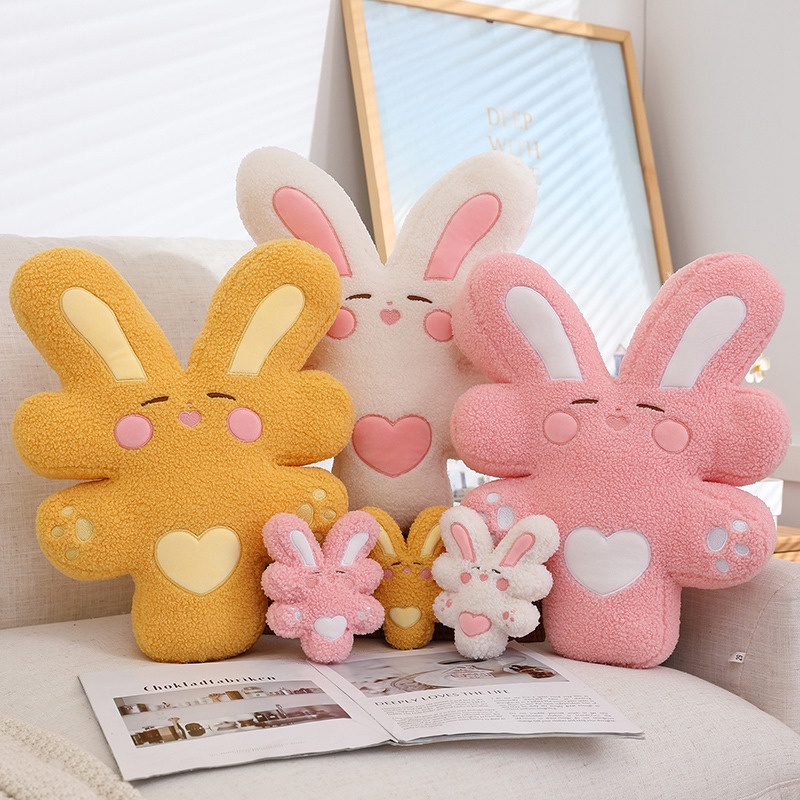 Money Rabbit Plush Bunny Mainan Boneka Lembut Pink Hug Boneka Bantal Hadiah Ulang Tahun Anak