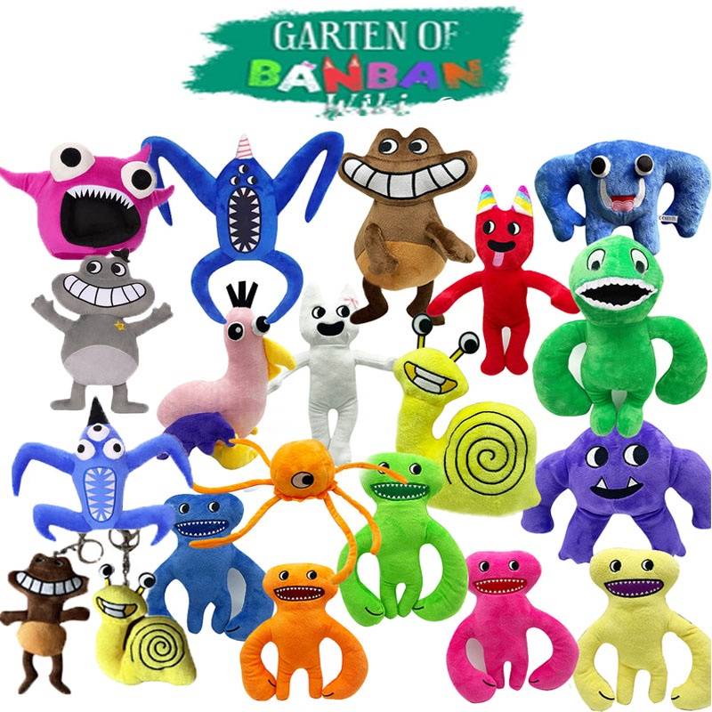 Garten of banban Plush Opila Burung Banbaleena Captain Fiddles garden of banban Boneka Mainan Lembut Jumbo Josh Game Fans Hadiah Untuk Anak